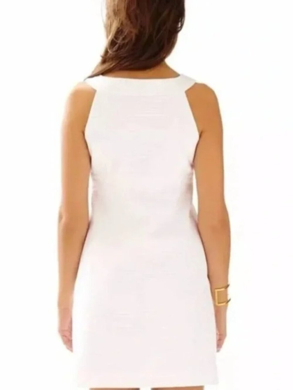Lilly Pulitzer Jacqueline Shift Dress Size 4 White Lace Nautical - Picture 3 of 6